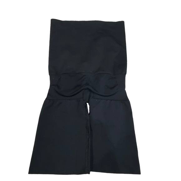 SPANX SET OF 2 ASSETS HIGH WAIST MID-THIGH SHAPERS NUDE & BLACK BOTH SIZE SMALL - Picture 3 of 12